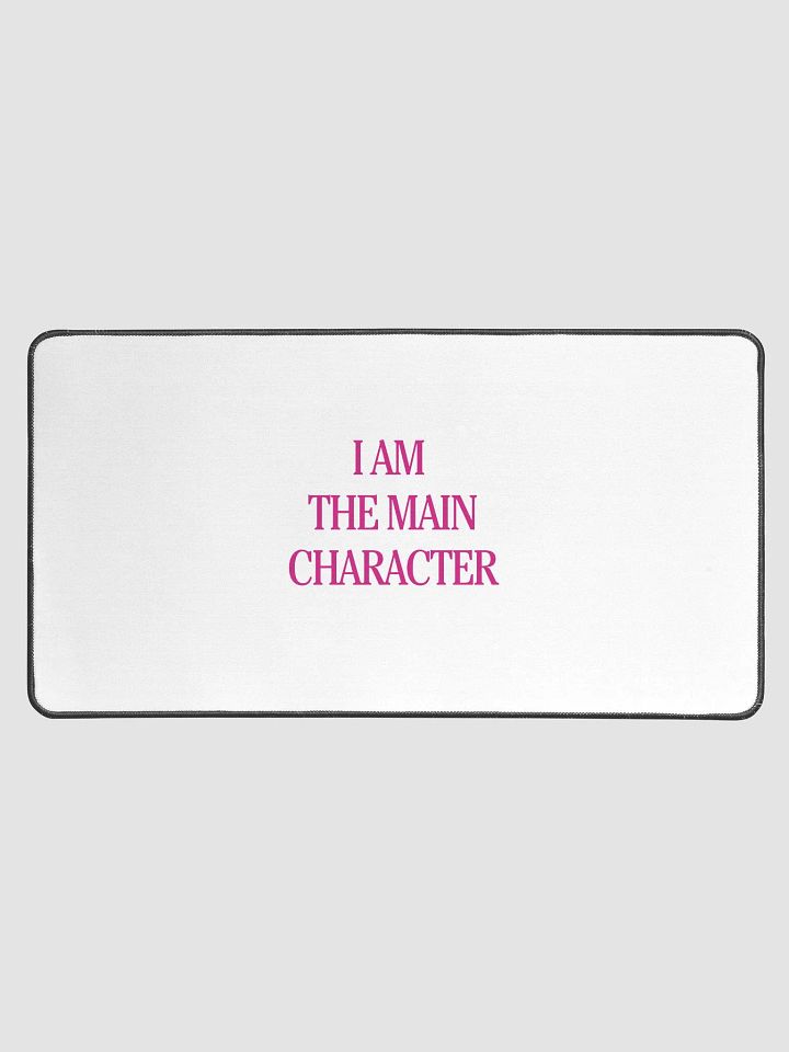 Bold Pink 'Main Character' Desk Mat product image (1)