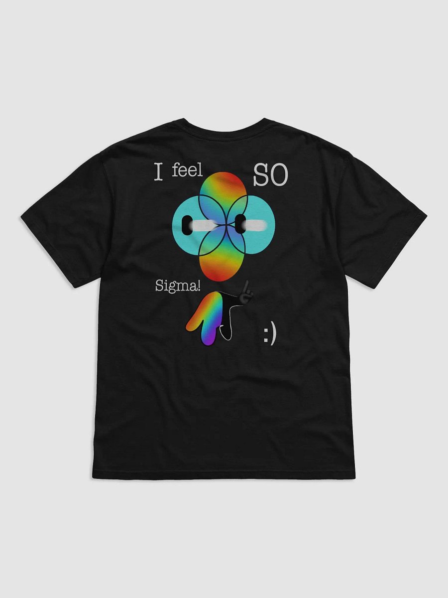 Mini thinking shirt with I feel so sigma back product image (6)