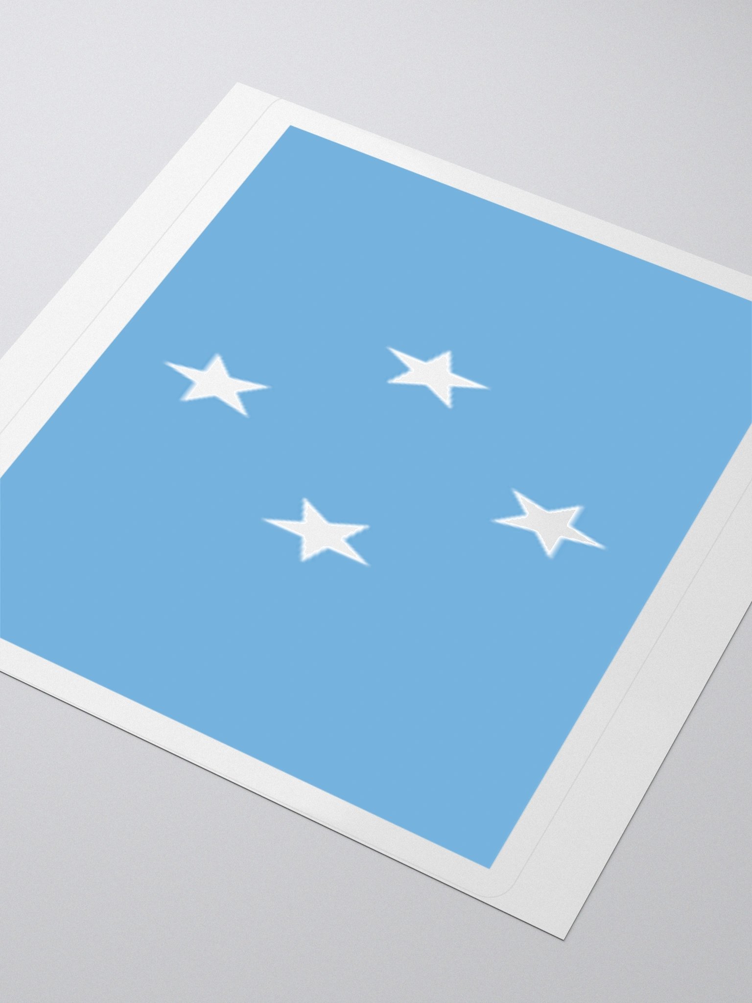 Micronesia National Flag Sticker - Exclusive Vinyl Design, Multiple Sizes product image (9)