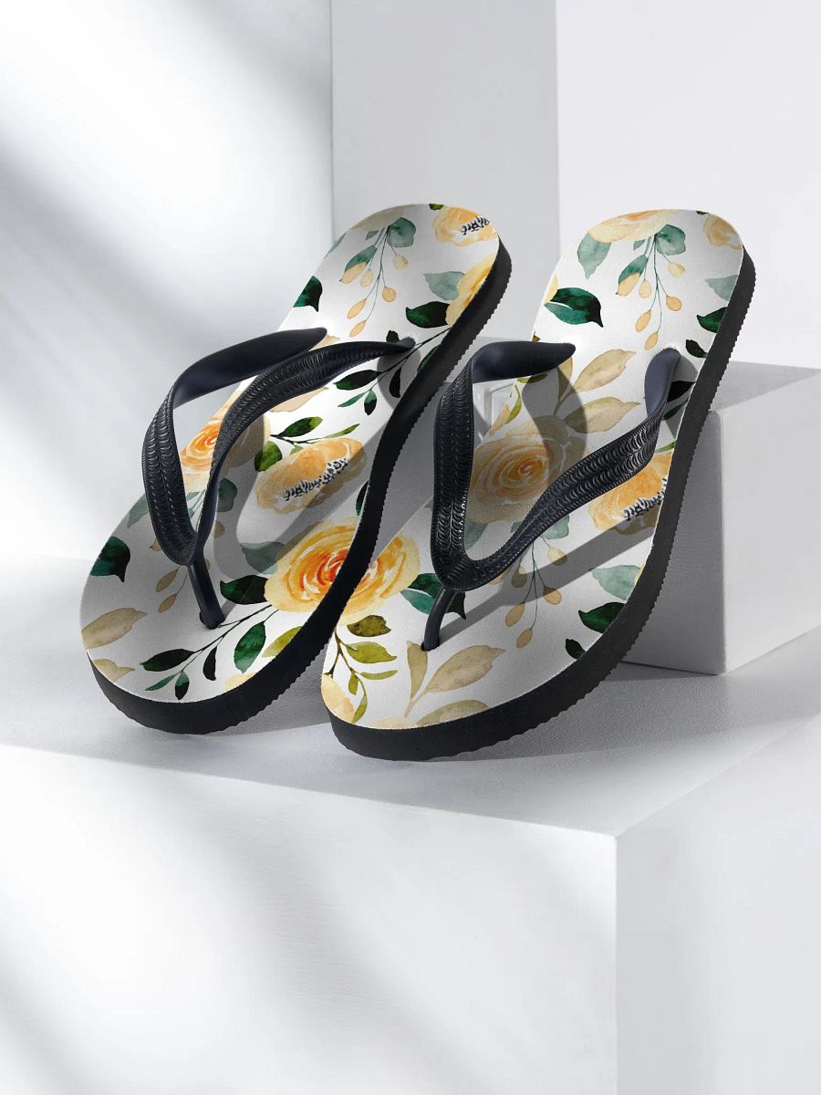Yellow Rose Delight Flip-flops product image (1)