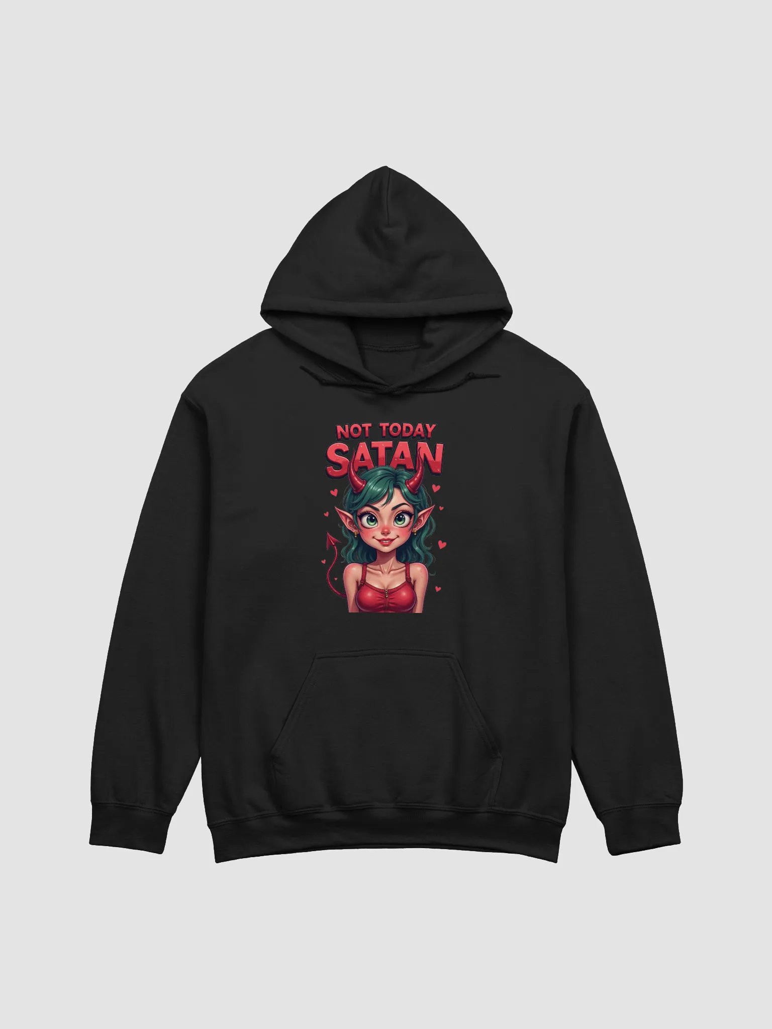 Not Today Satan Hoodie product image (10)