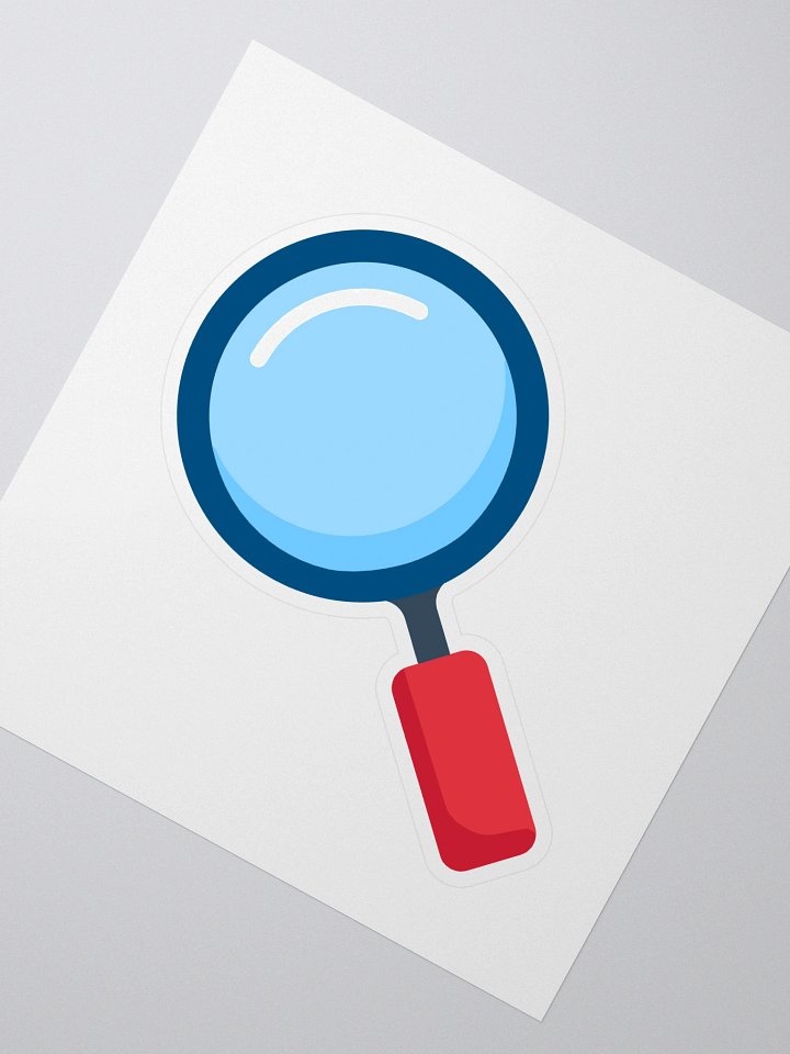 Magnifying Glass Sticker product image (2)