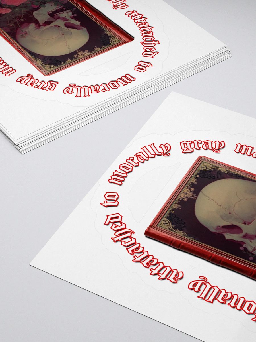 Booktok - Attracted To Morally Grey Sticker product image (12)