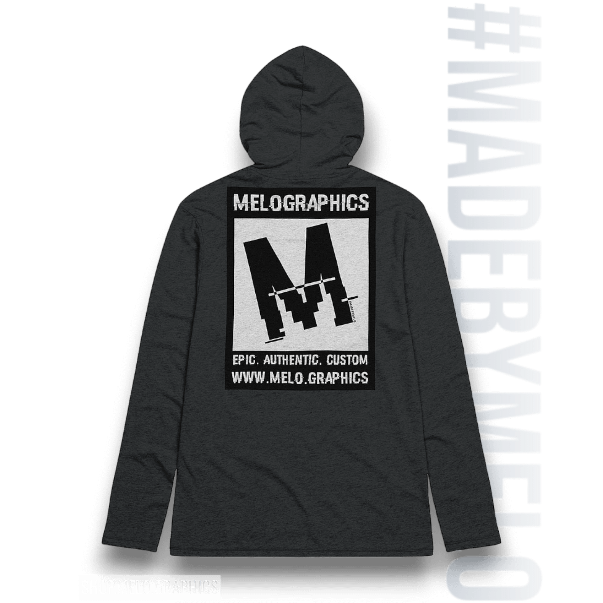 #MeloCrew Vibes: Duotone - Premium Lightweight Hoodie | #MadeByMELO product image (5)