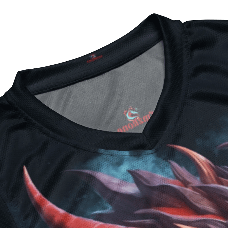 Fiery Dragon - Unisex Basketball Jersey UPF50+ protection product image (6)