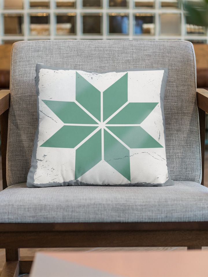 Azul Tile Board Game 18" x 18" Pillow - White product image (1)