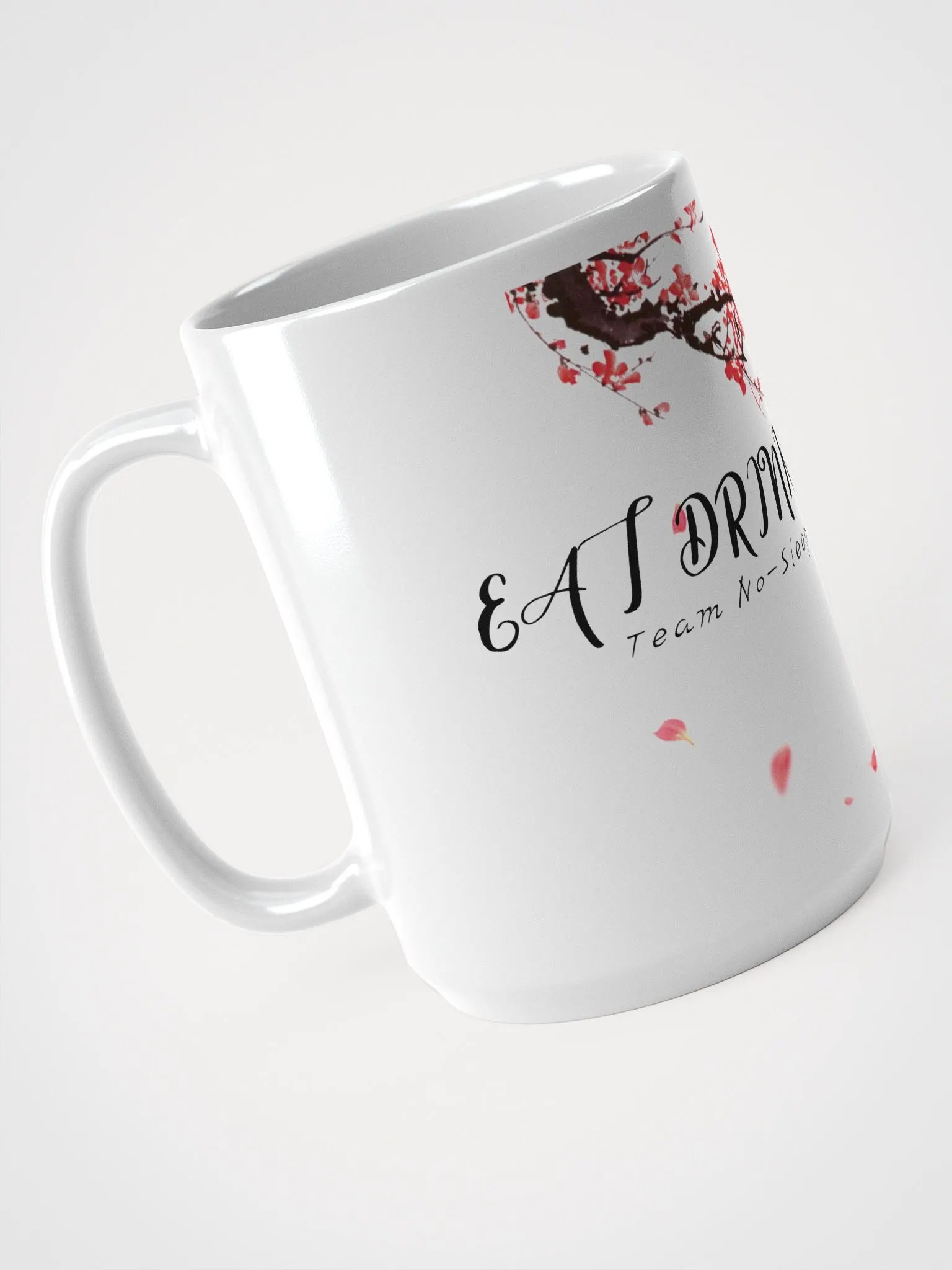 EAT DRINK DRAMA cherry blossoms mug product image (3)