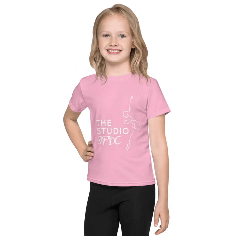 Kids T-Shirt | Pink with White Logo product image (1)