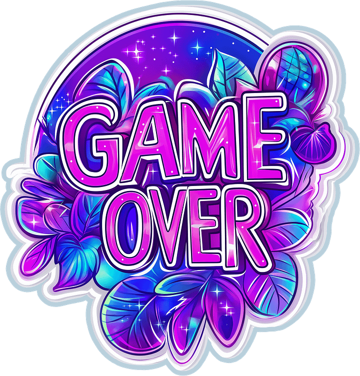 Game Over Sticker product image (1)