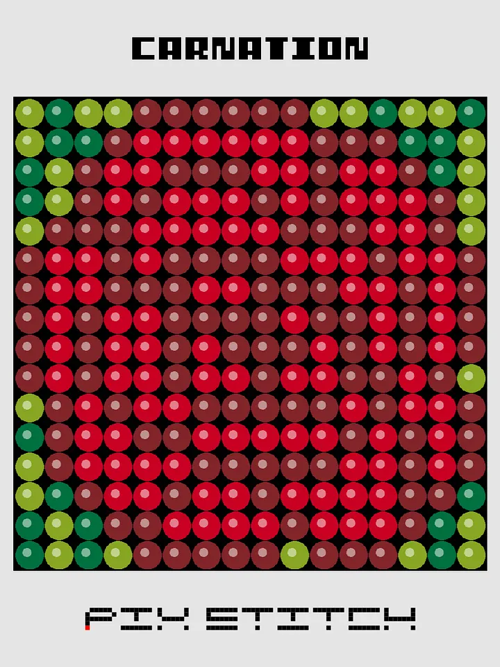 Carnation Pixel Art product image (1)
