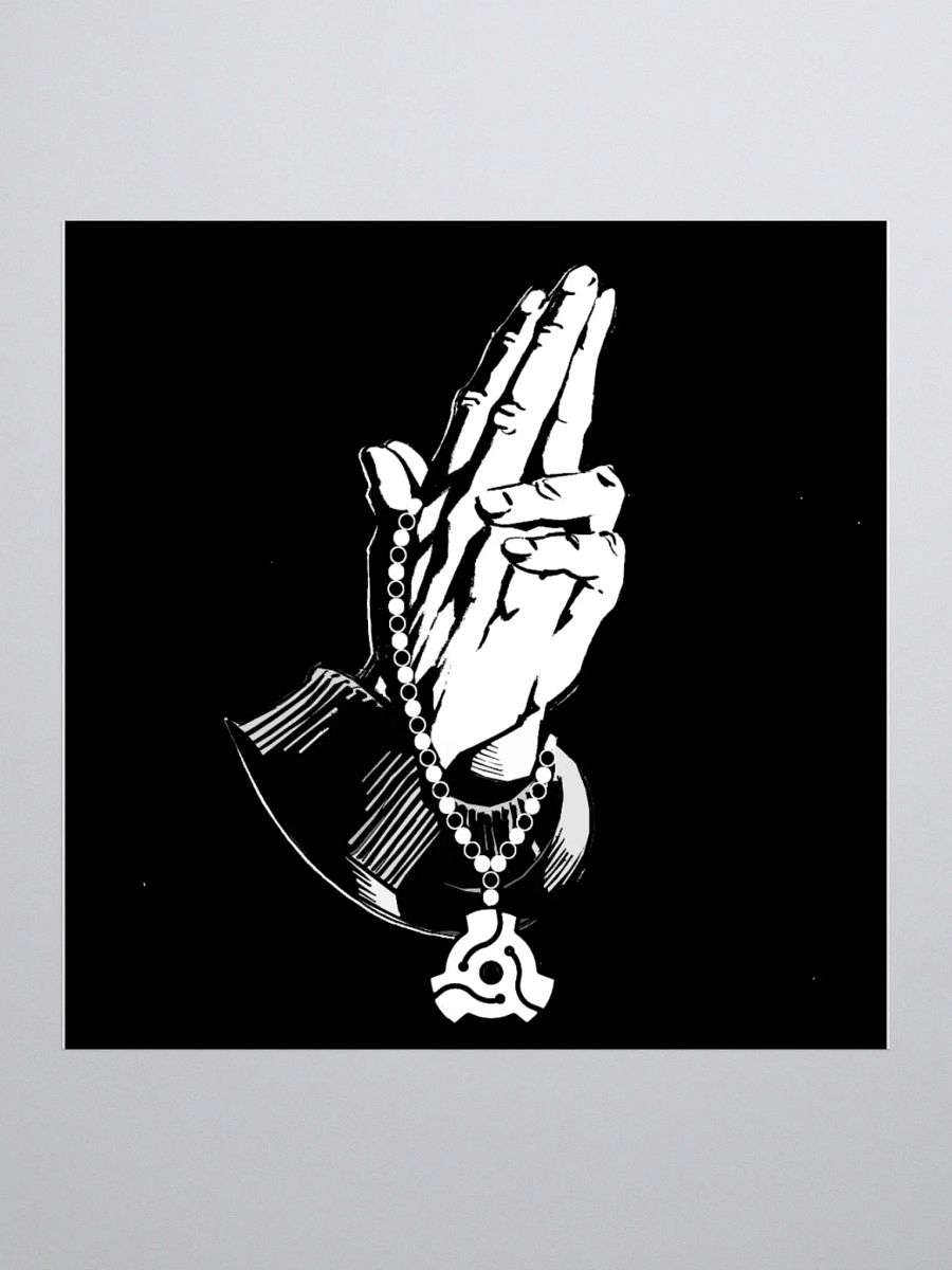 GUNFINGER PRAYER STICKER product image (3)