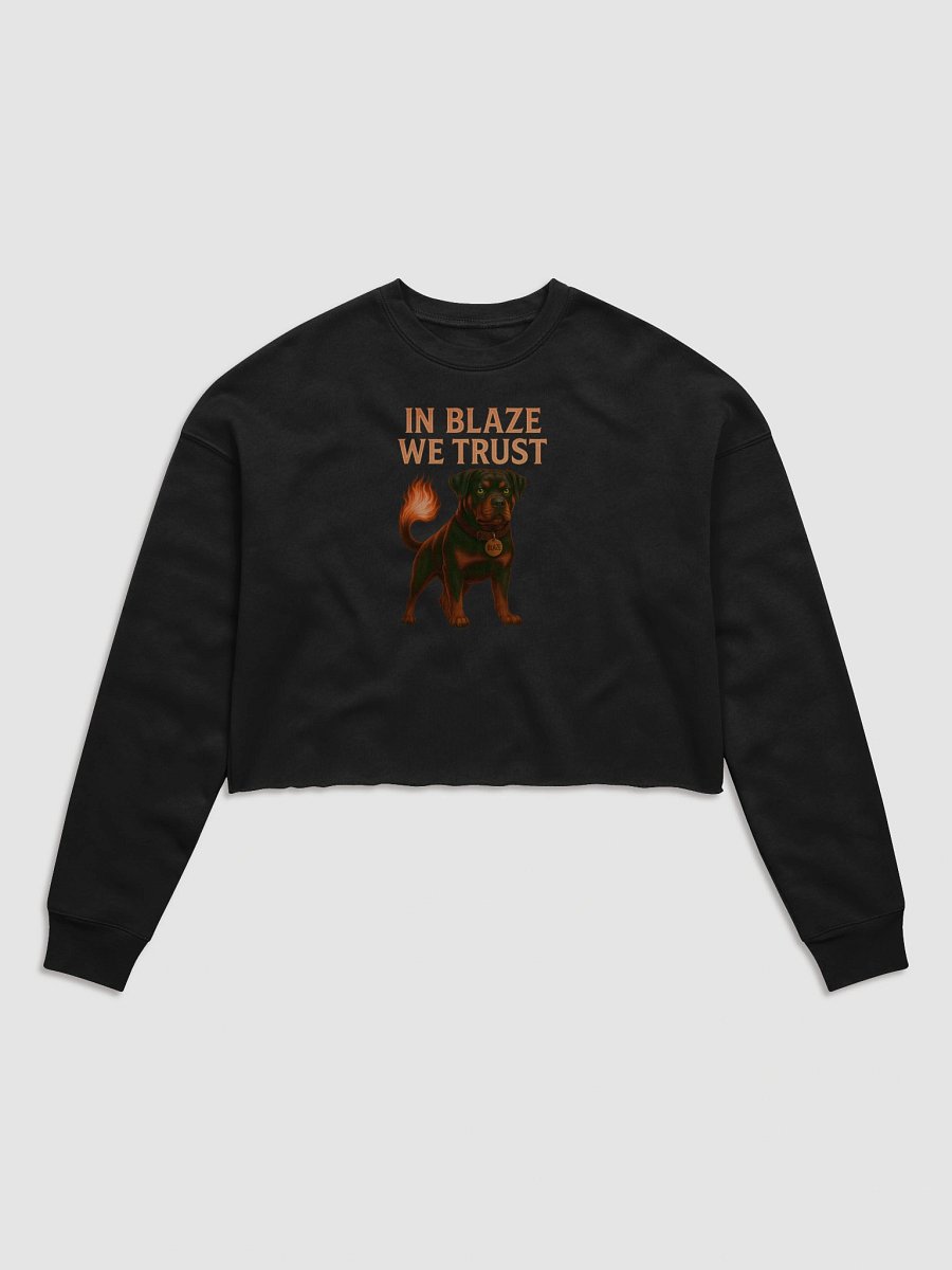 In Blaze We Trust Cropped Crewneck product image (1)