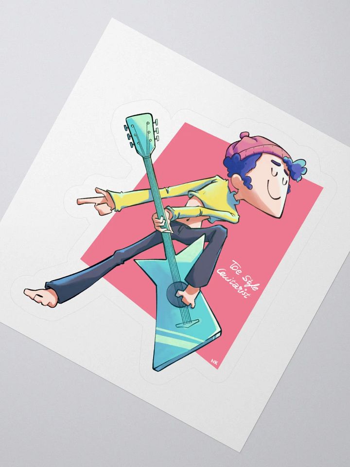 Toe Style Guitarist | Stickers product image (6)