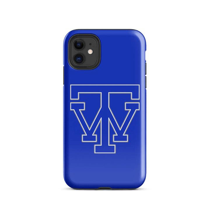 Thomas Walker TW Logo Blue iPhone Case product image (2)