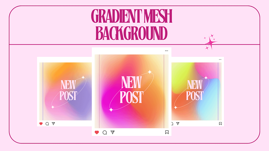 Pastel Color Gradient Mesh Background product image (4)
