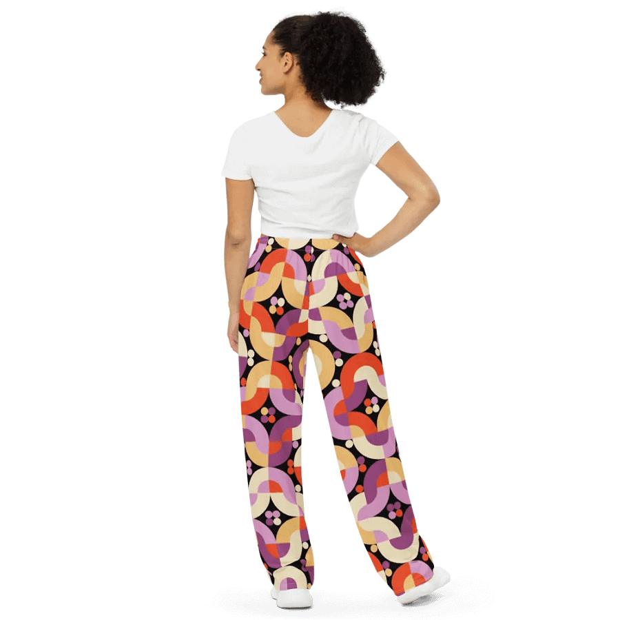 BUIII Retro Harmony: Autumn Breeze Wide-Leg Pants product image (3)