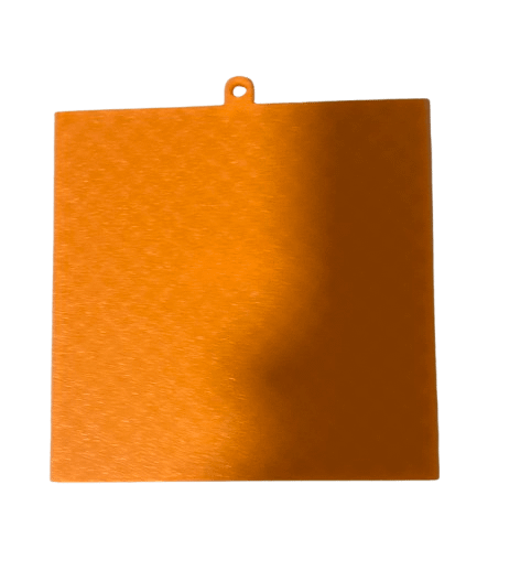 Infinite Prints Logo Keychain | Large | Orange, Black, White product image (2)