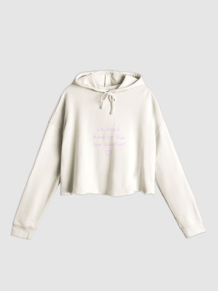 ONE ANOTHER (light-pink design) lightweight cropped hoodie product image (3)