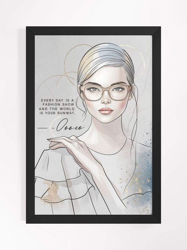 Chic Confidence Framed Poster product image (4)