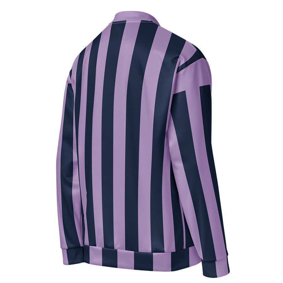 Unisex Gem Striped Bomber Jacket product image (4)