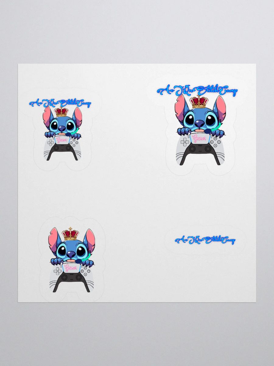 Royal Gamer Stitch Stickers product image (2)