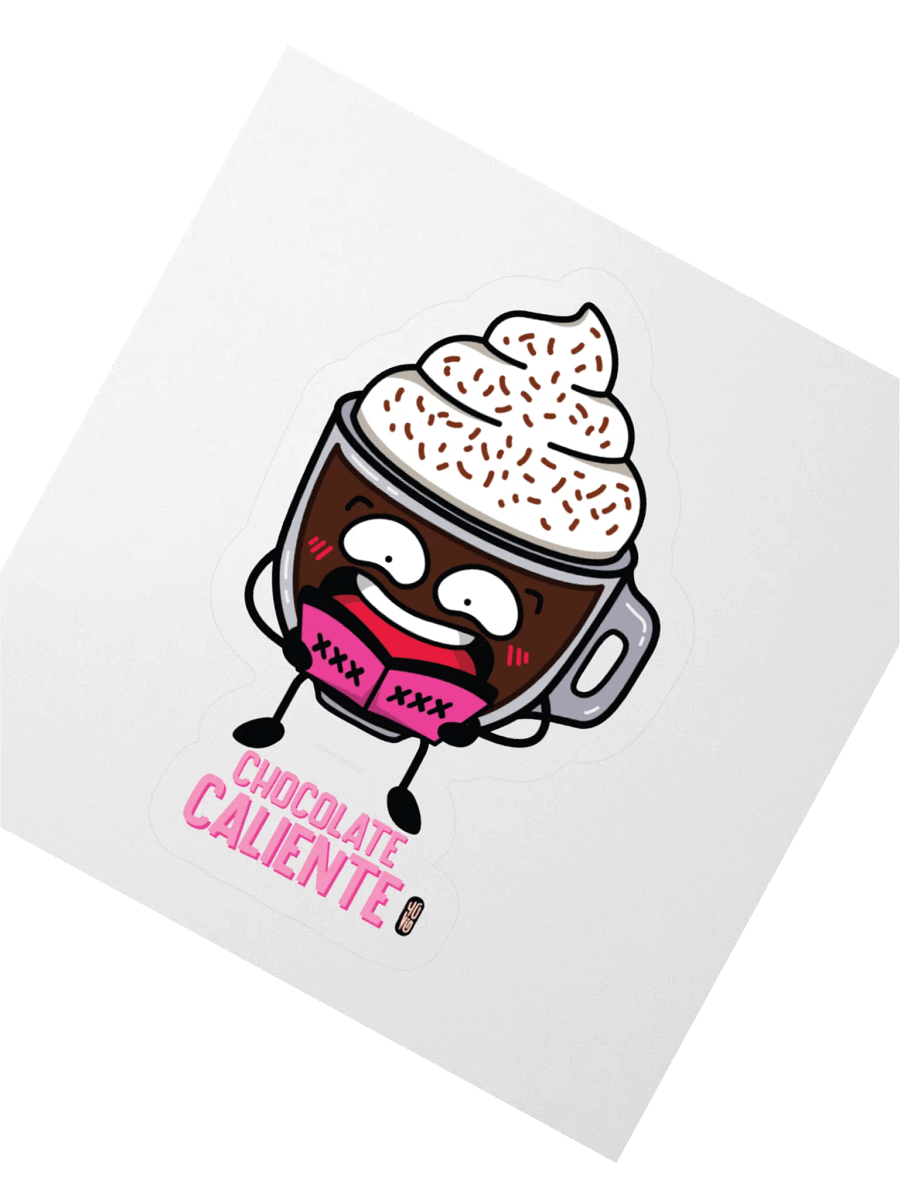 Chocolate Caliente - Sticker (Kiss Cut) product image (2)