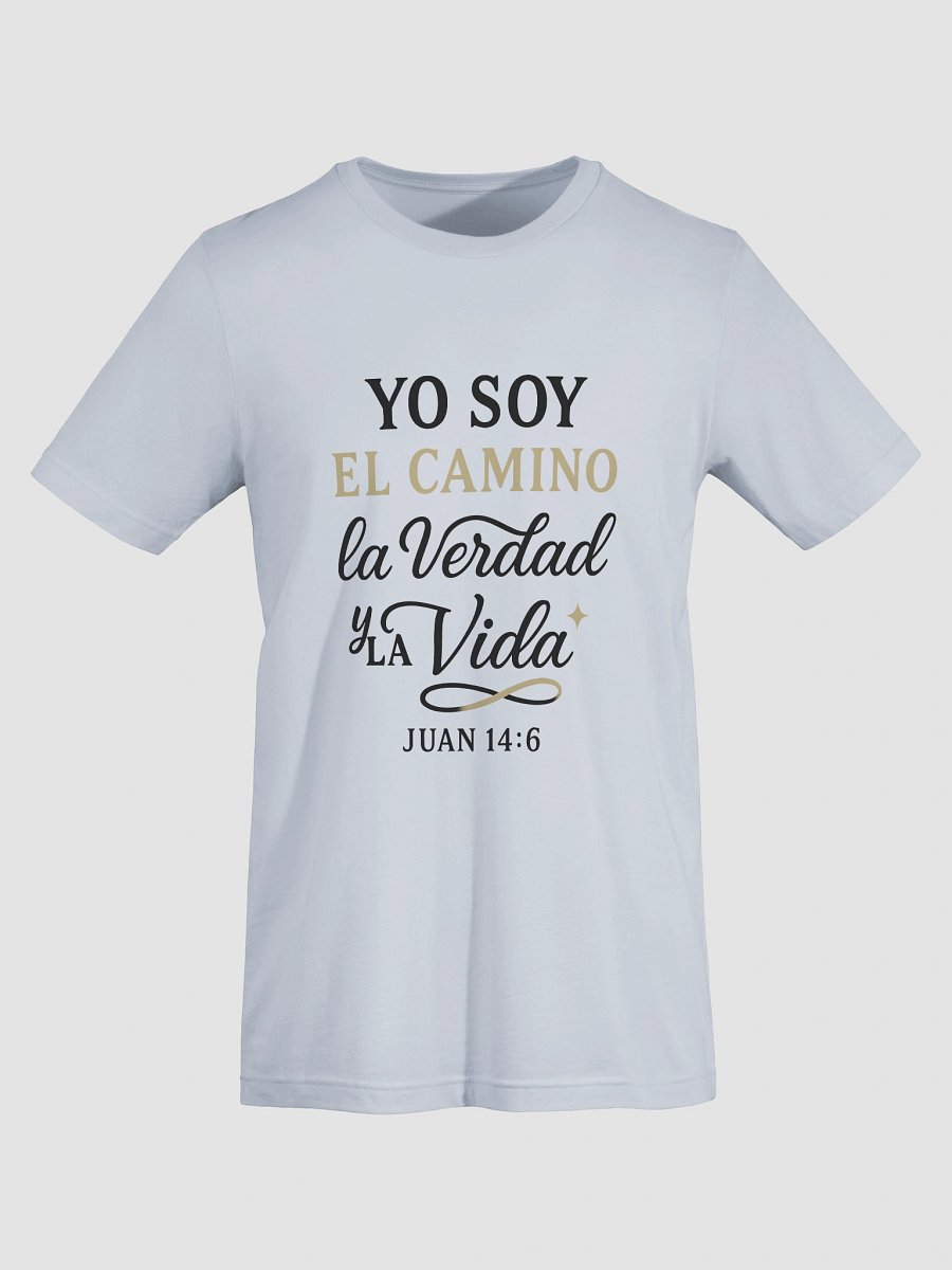 Christian T-Shirt – “Yo Soy el Camino, la Verdad y la Vida” (John 14:6) – Spanish Bible Verse product image (7)