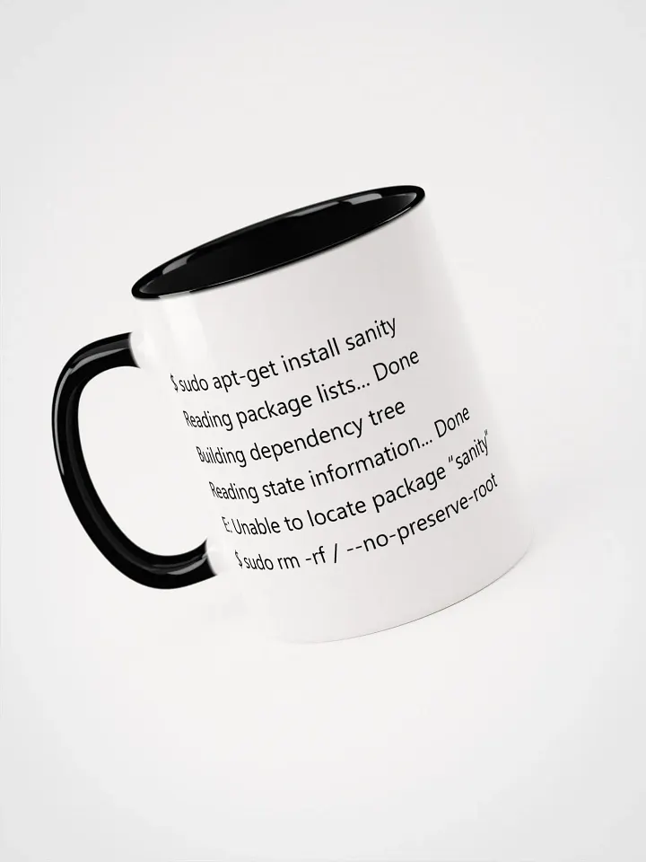 Cannot find sanity Mug product image (1)