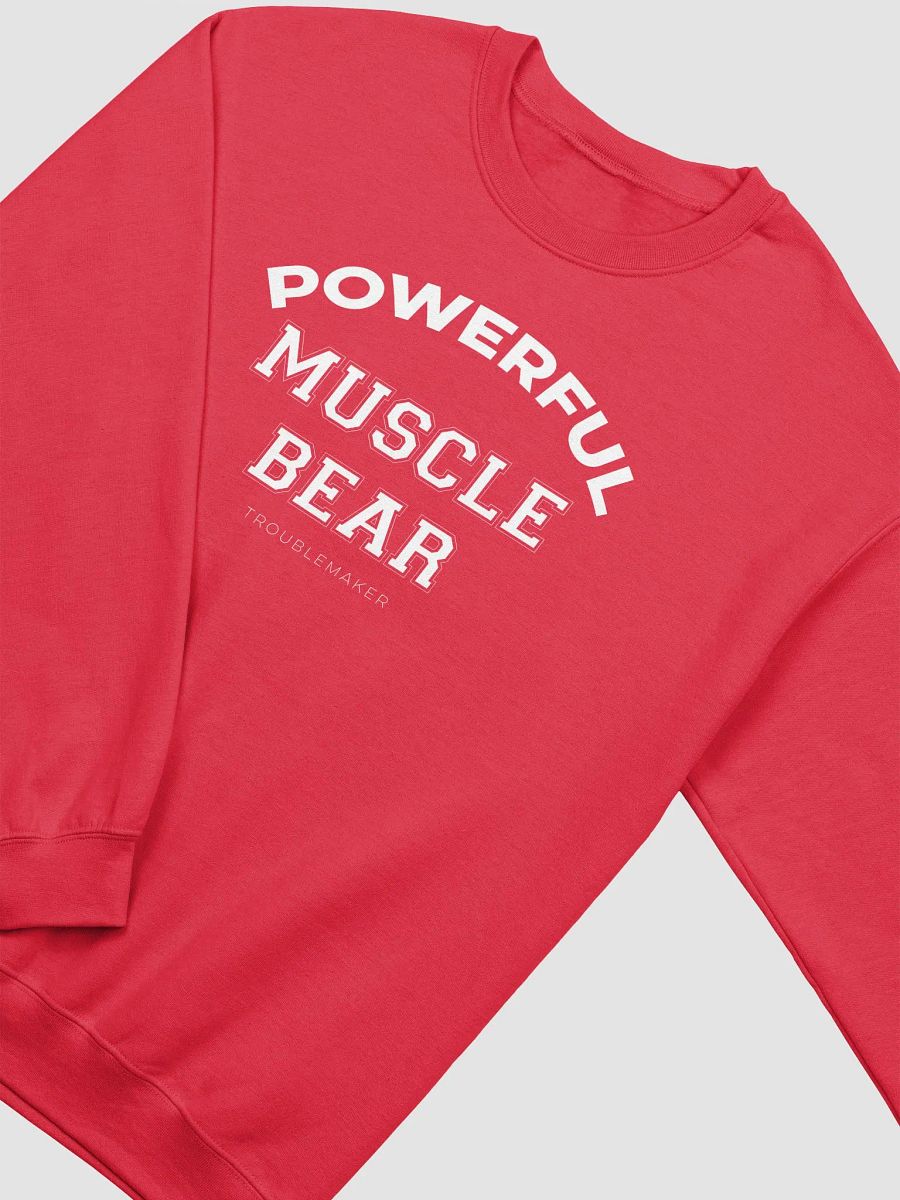 Powerful Muscle Bear Crewneck Sweatshirt product image (7)
