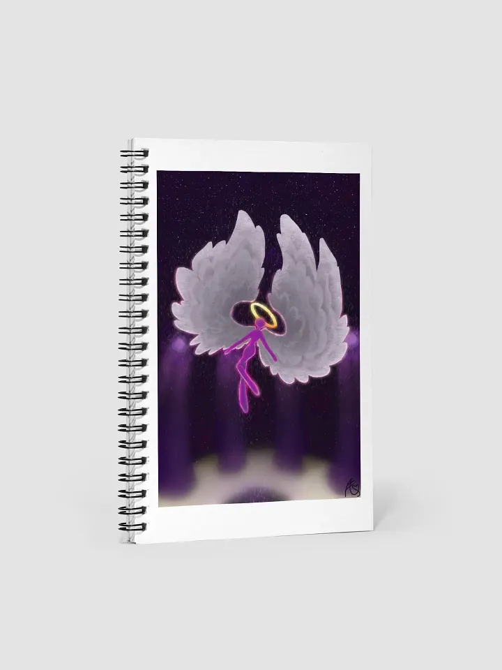 alan becker purple spiral notebook product image (1)