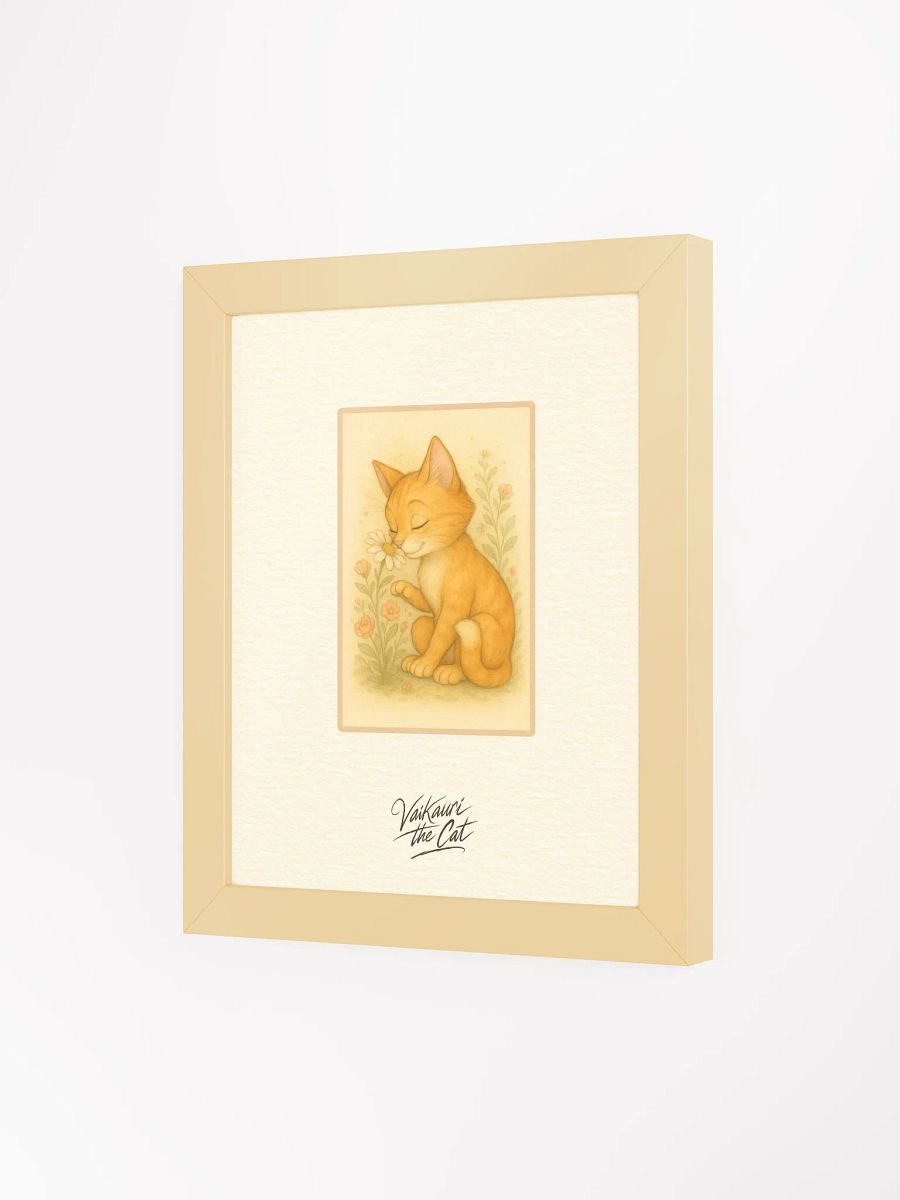 Vaikauri the Cat: Framed Matte Artprint product image (6)