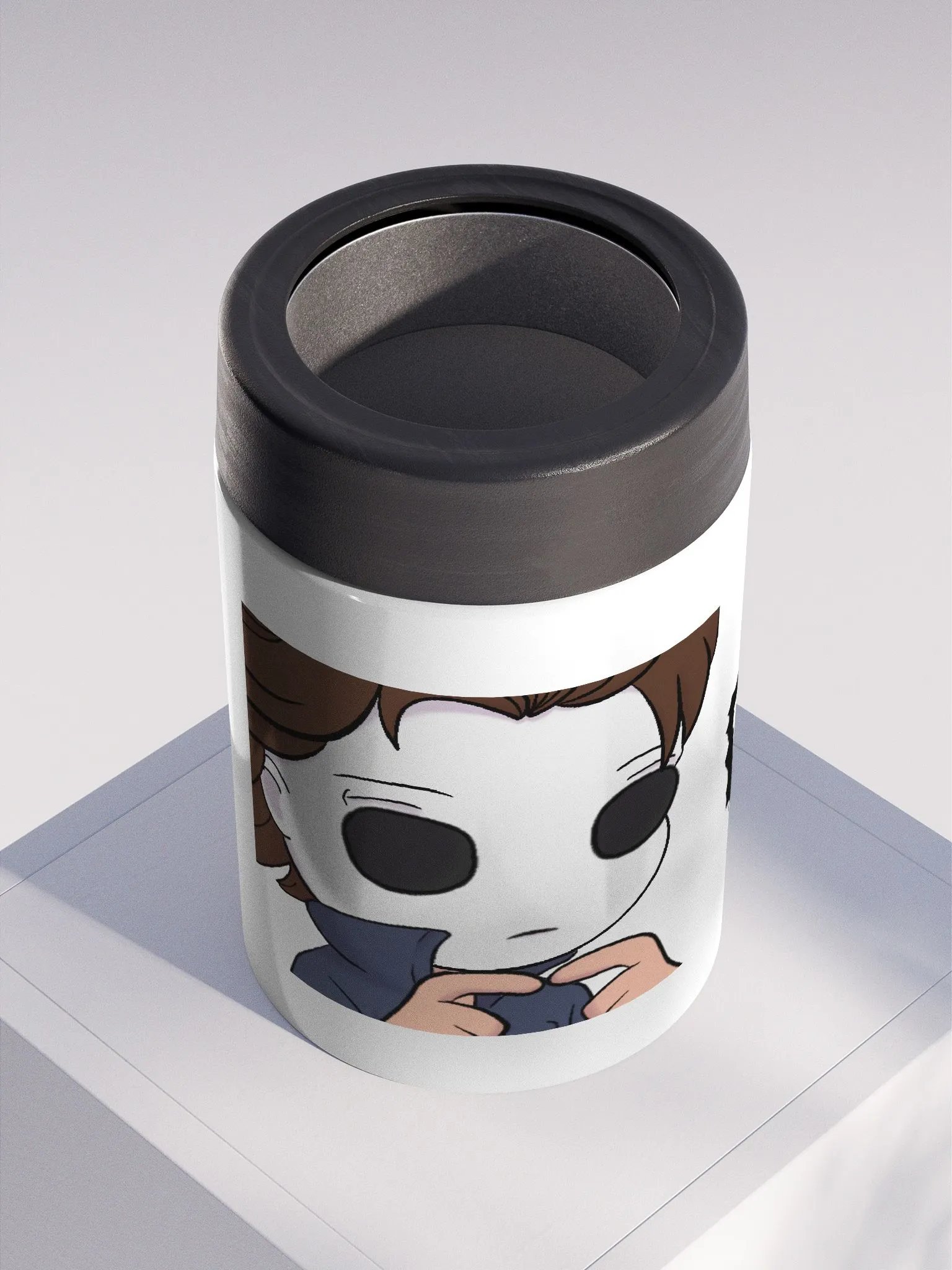 Michael Emote Stainless Steel Koozie product image (2)