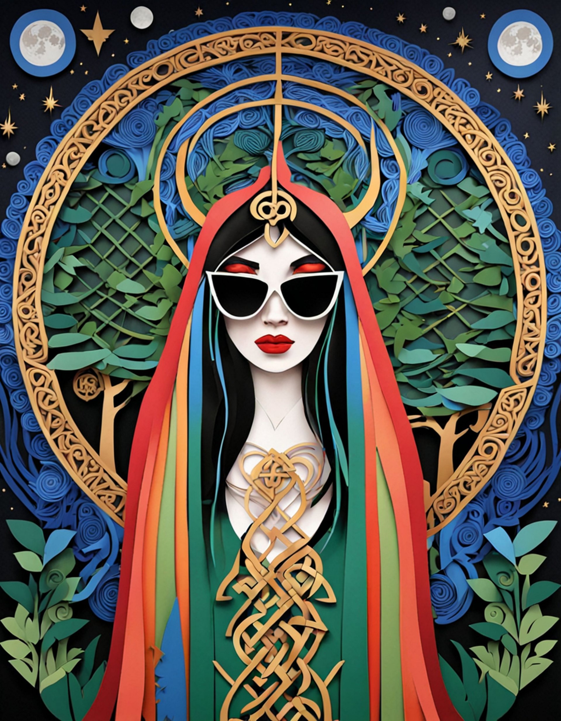 Winter Wiccan 15 - Instant Download product image (1)