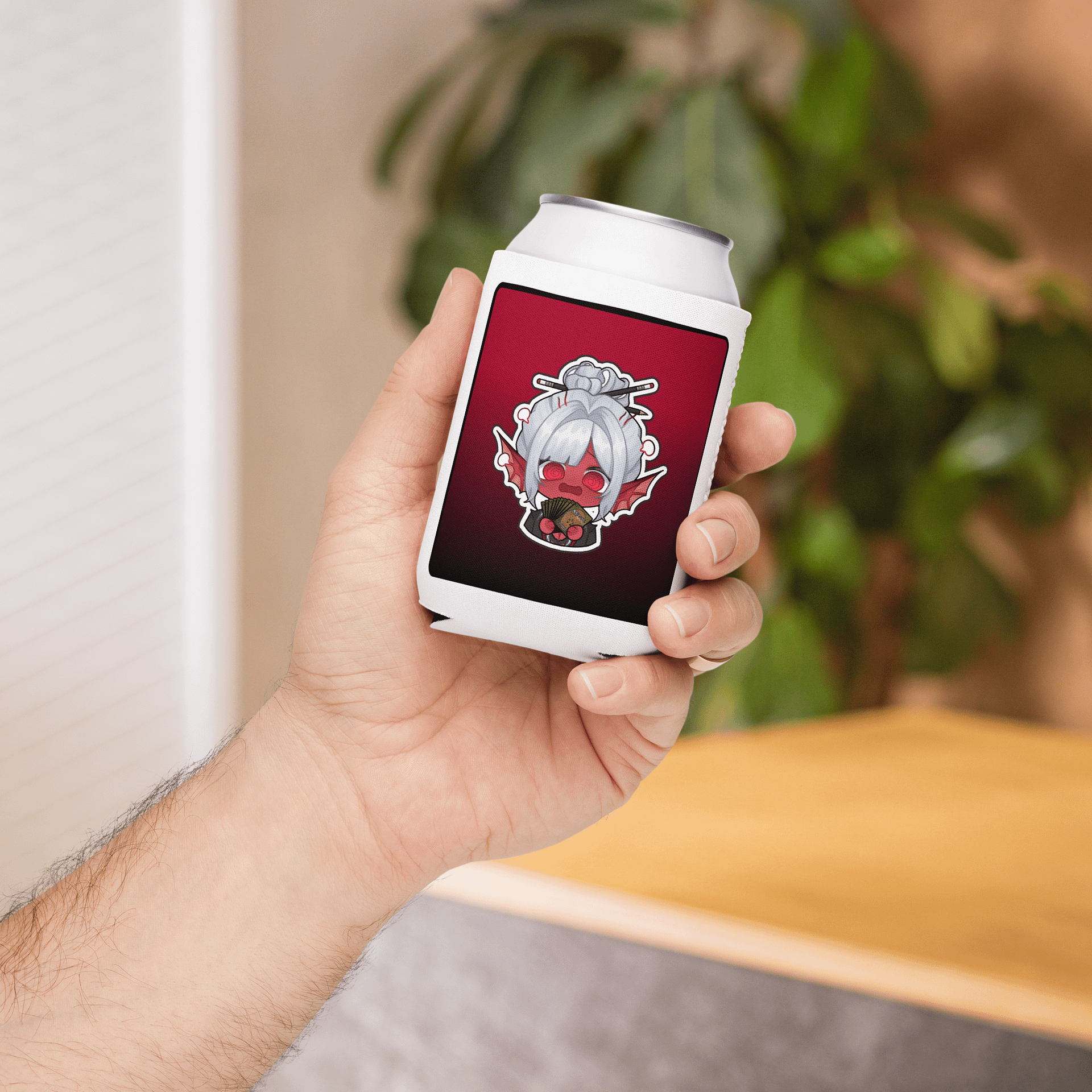 MTG Overwhelmed Emote Coozie (Red) product image (5)