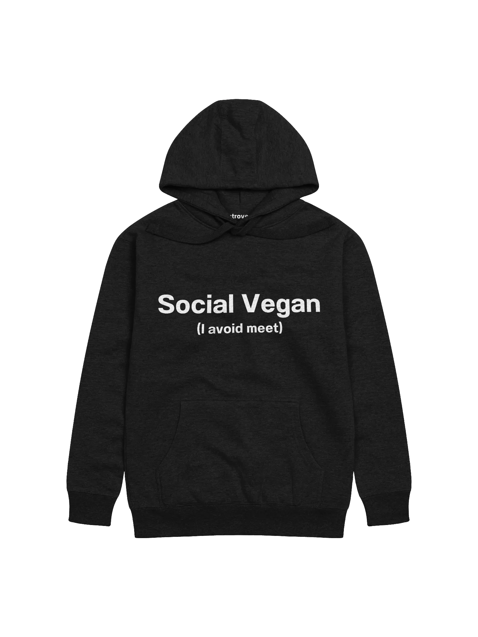 Social Vegan (I avoid meet) Unisex Hoodie product image (1)
