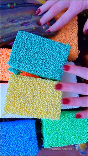 Crunchy Monster #satisfying #oddlysatisfying #slime #asmr