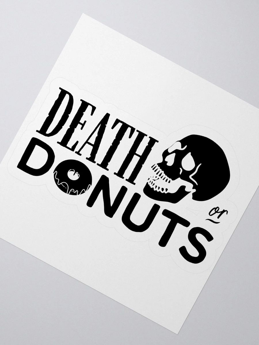 Death or Donuts Sticker product image (2)