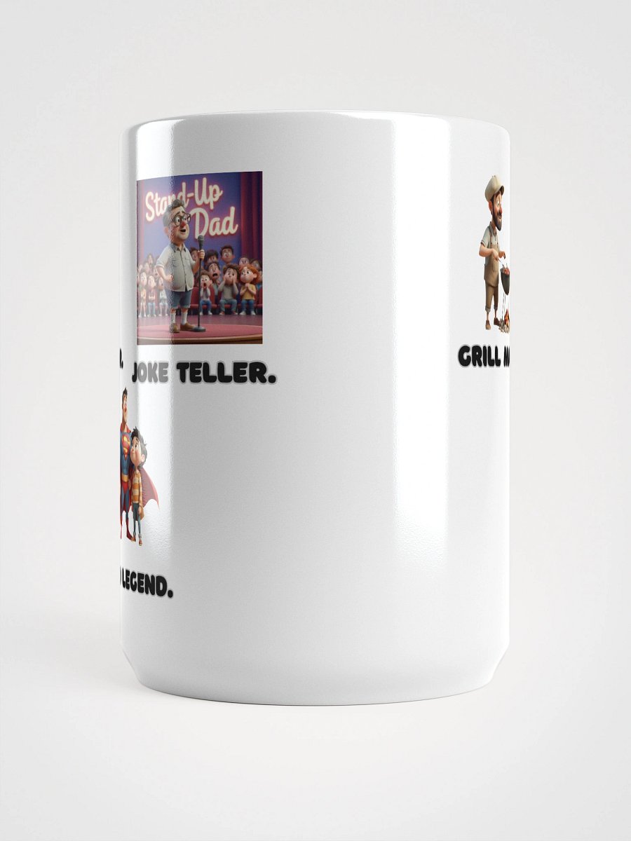Grill Master. Joke Teller. Dad Legend. – Funny Father’s Day Cartoon Art product image (5)