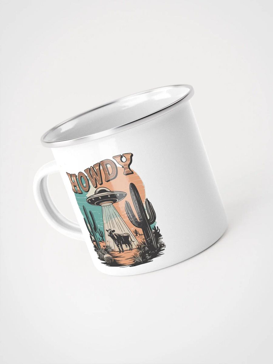 "Howdy-UFO" enamel Mug product image (5)