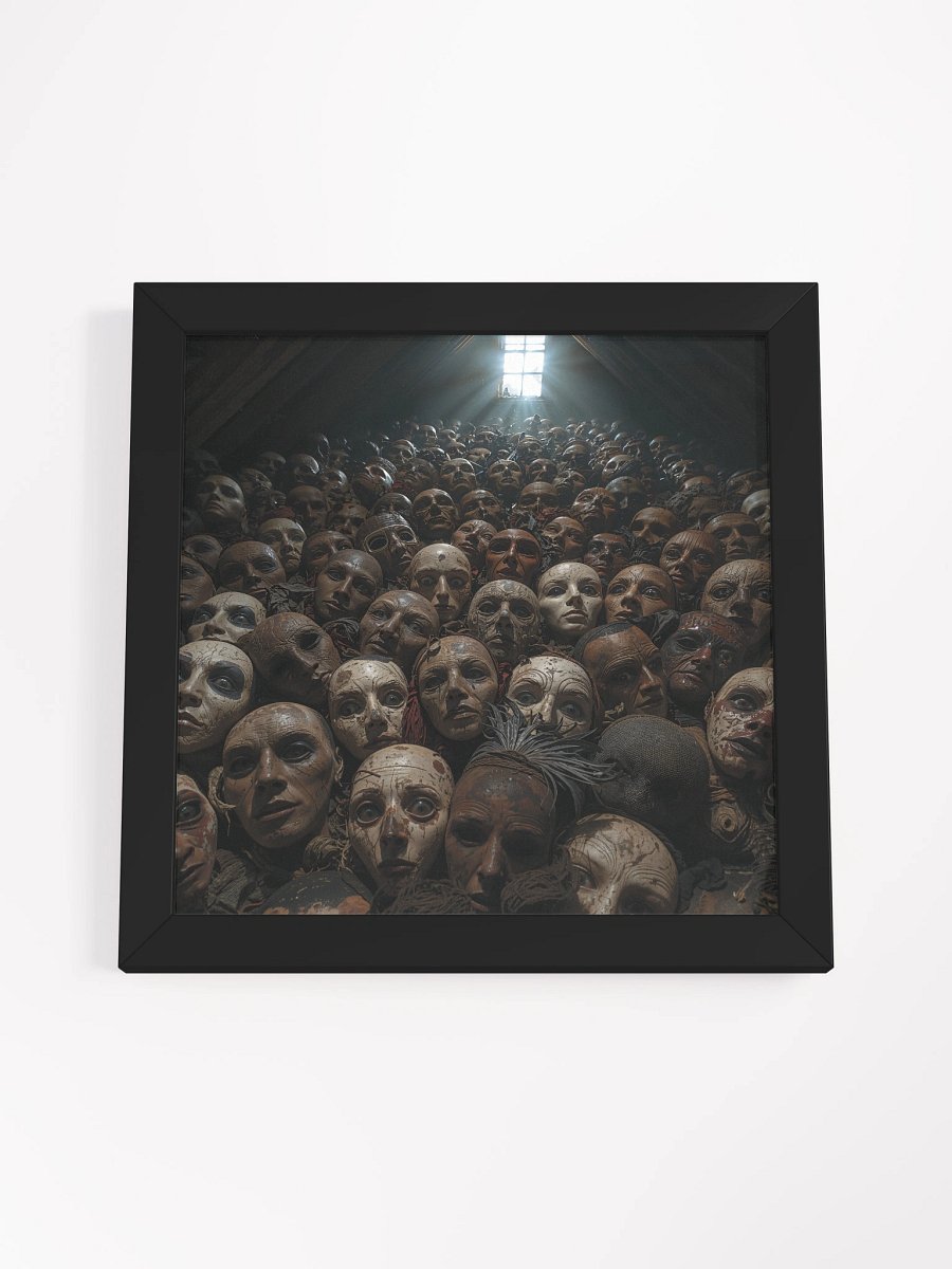 The Attic of Forgotten Faces Framed Print product image (18)