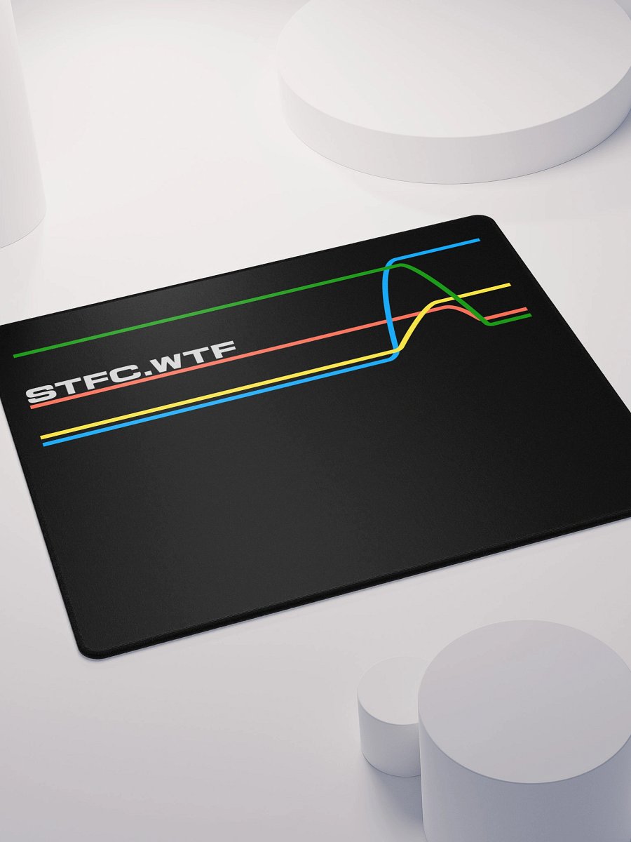 80s Inspired STFC.WTF graph lines Mousepad product image (4)