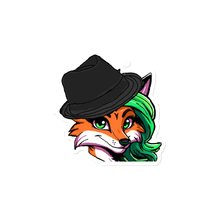 Foxy Fedora Die-Cut Magnets product image (2)