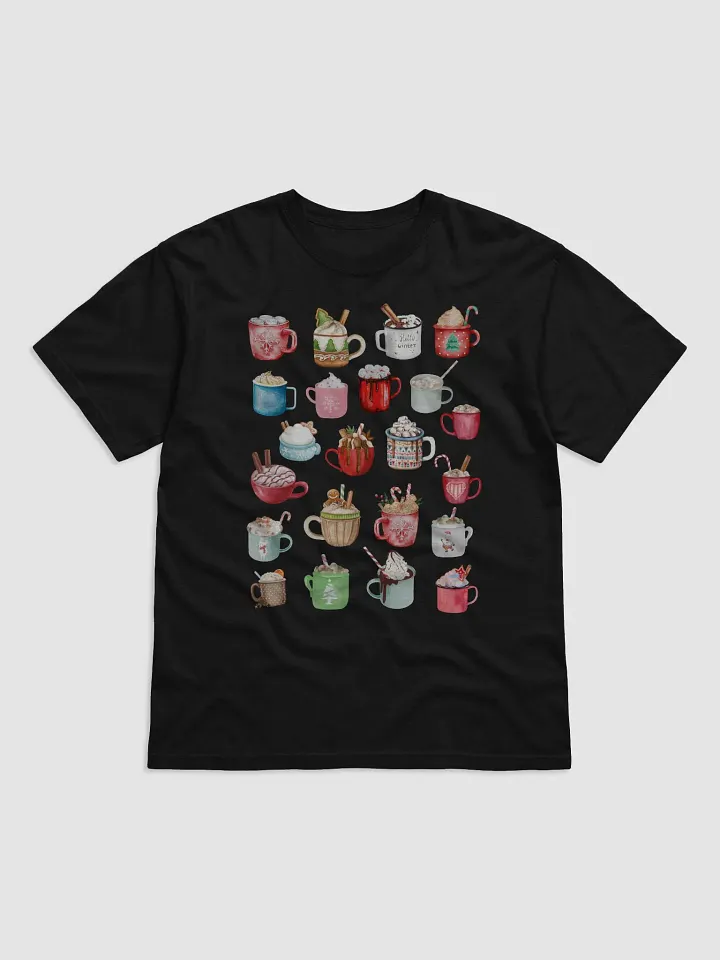 Hot Cocoa Winter Collage Adult T-Shirt product image (1)