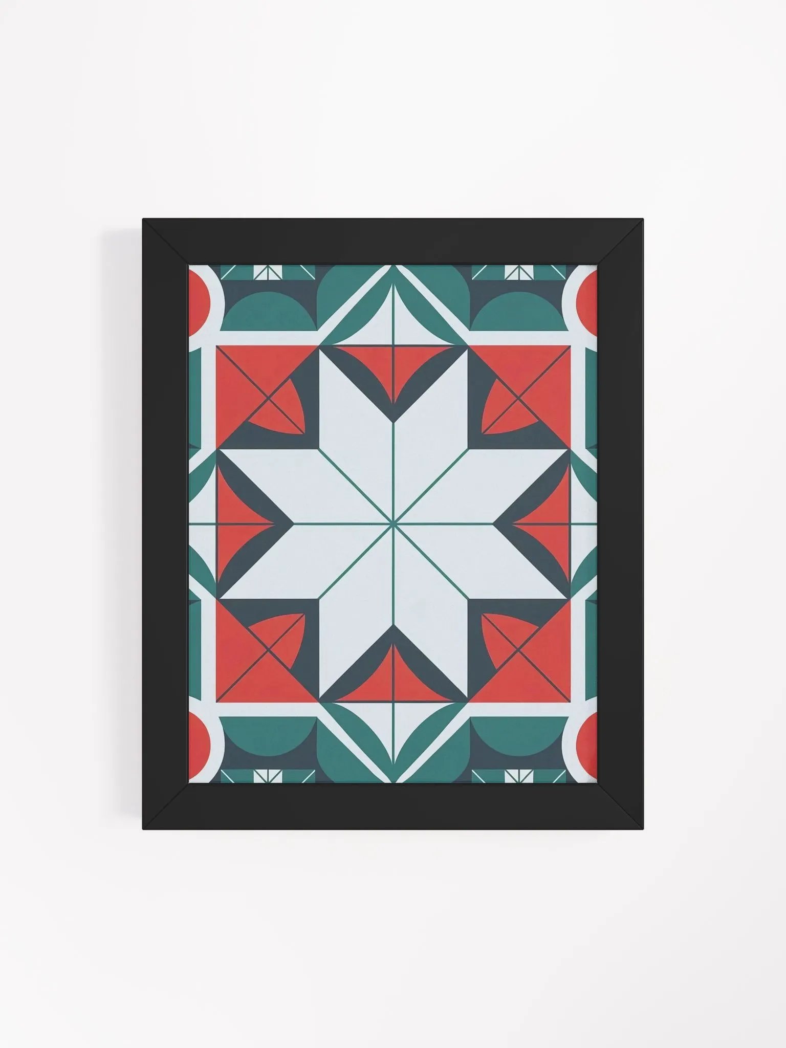 Kaleidoscope patterned Framed High-Quality Matte Poster (in) product image (11)