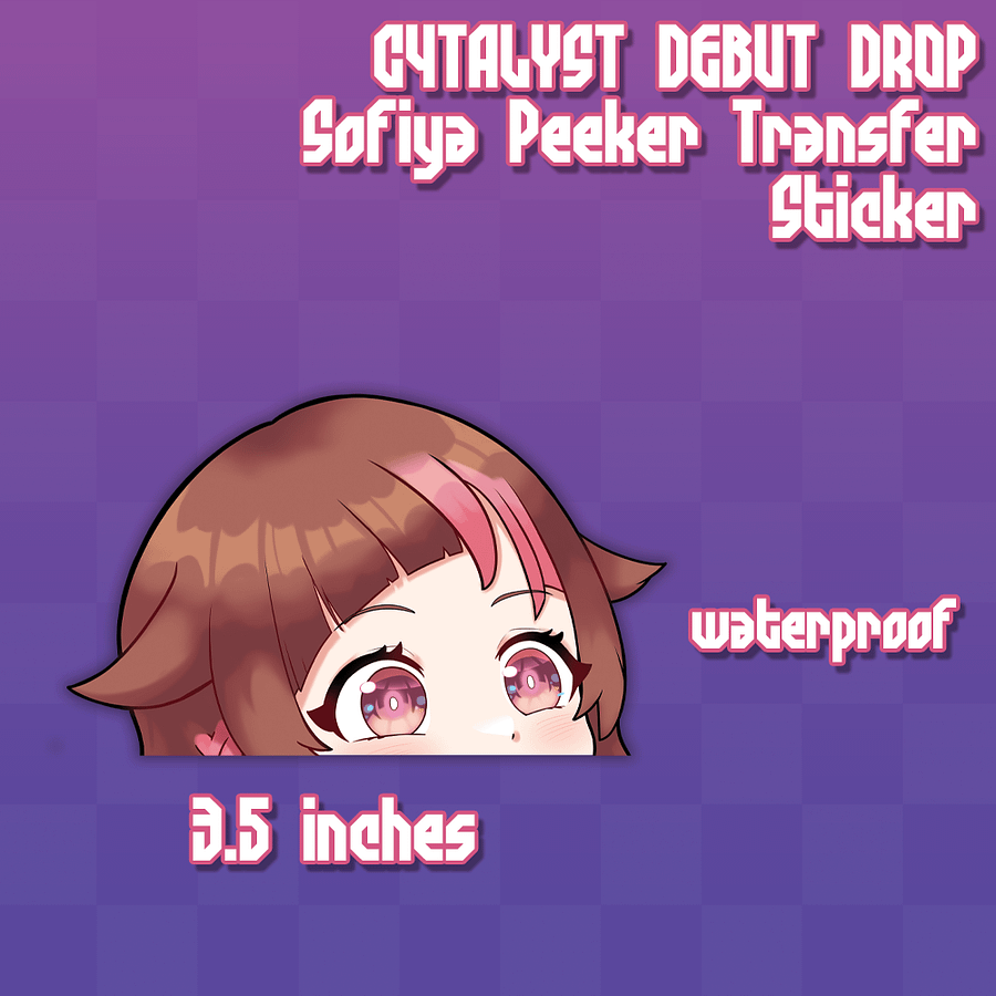 C4TALYST Peeker Sticker [PREORDER] product image (3)