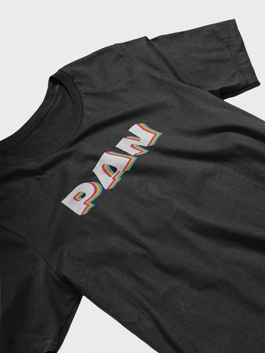 Pan Flag Retro Text T-Shirt product image (3)