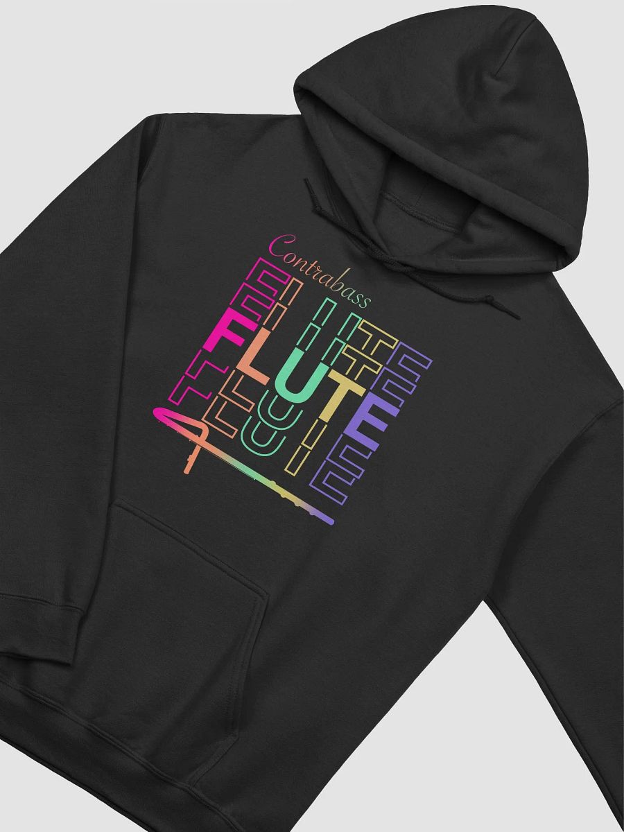 Symmetrical Flute Graphic Hoodie - Contrabass - Unisex product image (3)