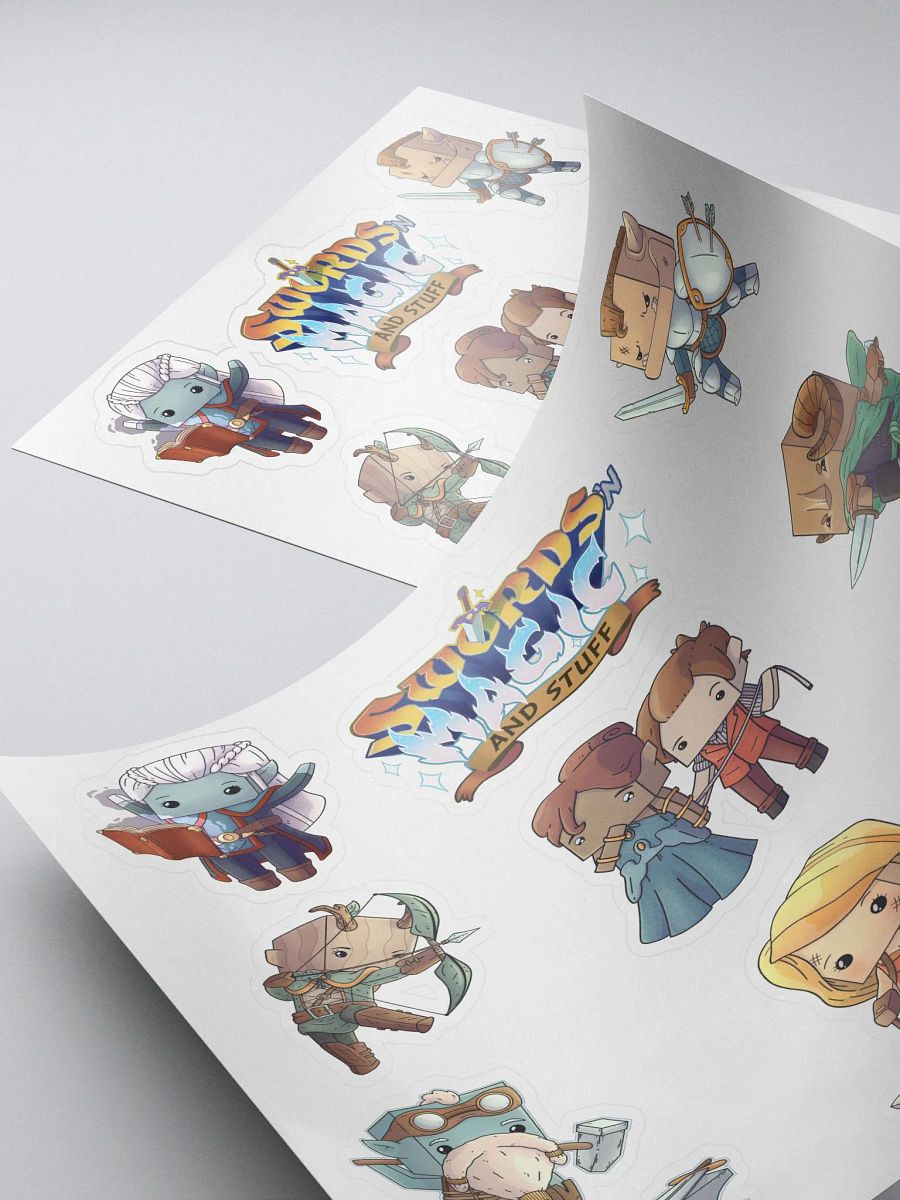 Swords 'n Magic Inhabitants Sticker Sheet product image (4)