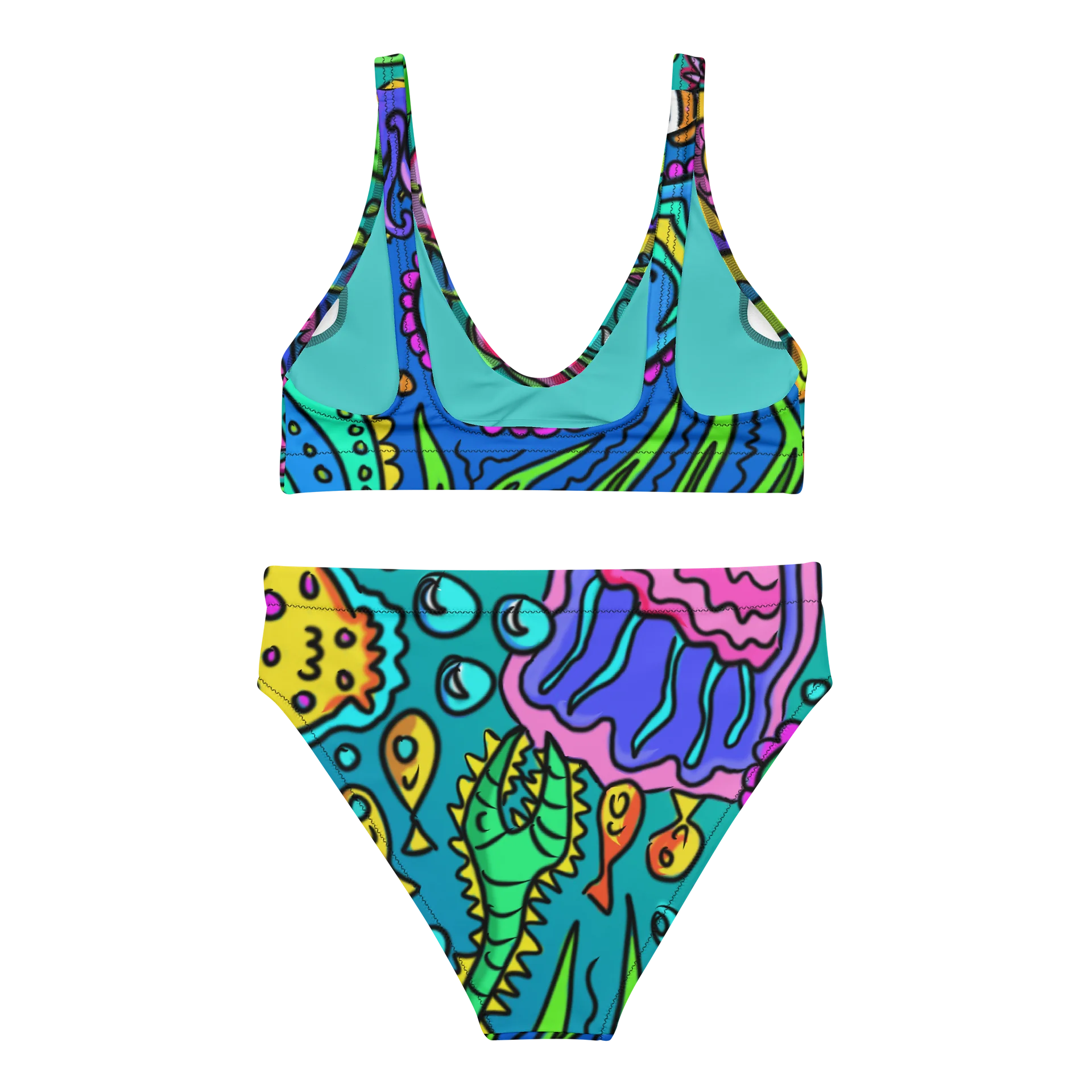 Under the Sea Bikini (High Waist) product image (2)
