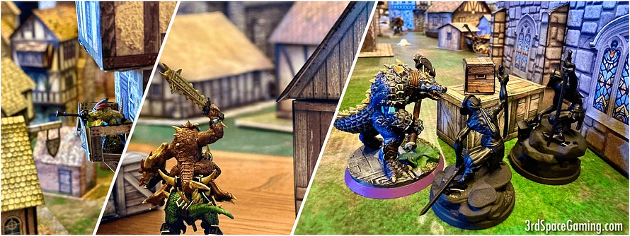 Papercraft terrain for TTRPGs